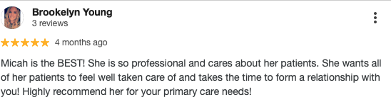 5-star review from Brookelyn Young